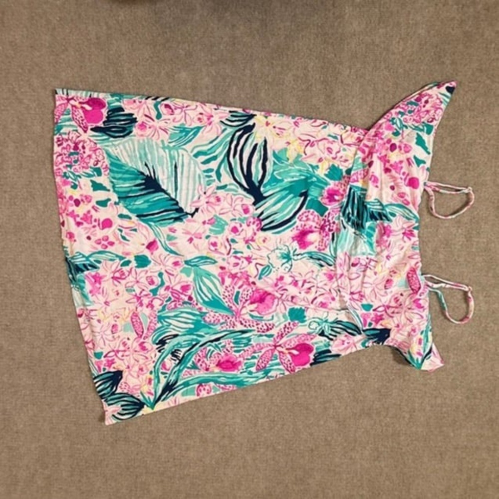 Lilly Pulitzer Women's Medium Annastasha Dress Via Flora Swing‎ Flounce Top EUC